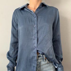 Silky Blue blouse